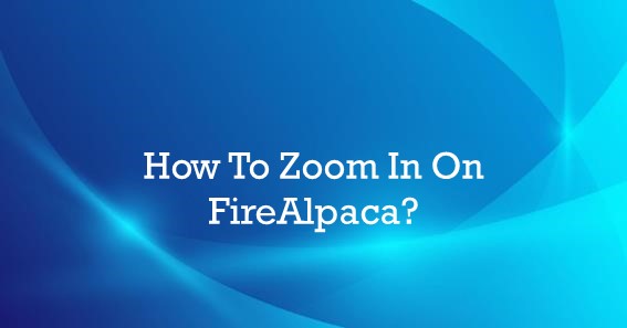 How To Zoom In On FireAlpaca